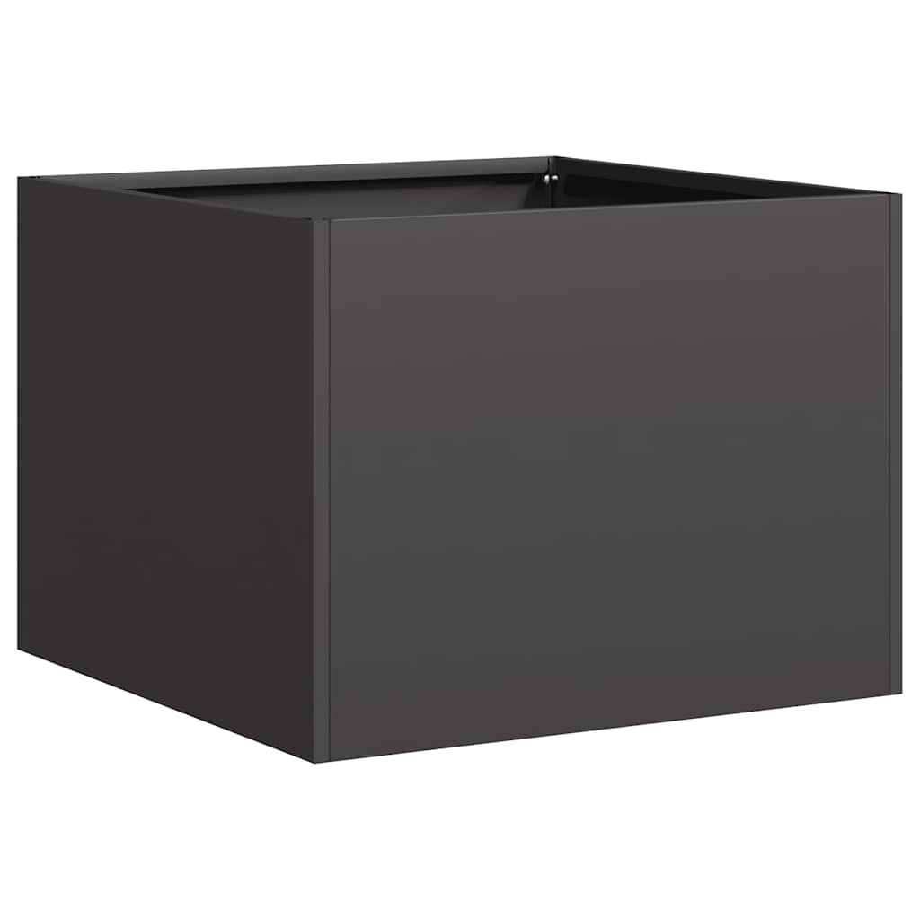 vidaXL Planter Black 40x40x30 cm Steel