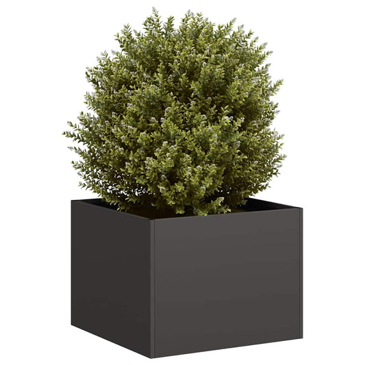 vidaXL Planter Black 40x40x30 cm Steel