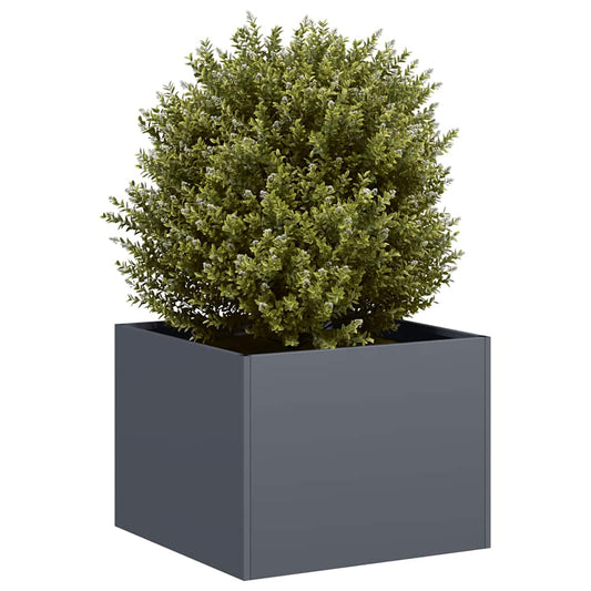 vidaXL Planter Anthracite 40x40x30 cm Steel