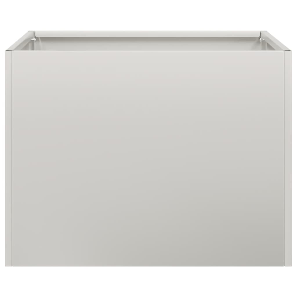 vidaXL Planter 40x40x30 cm Stainless Steel