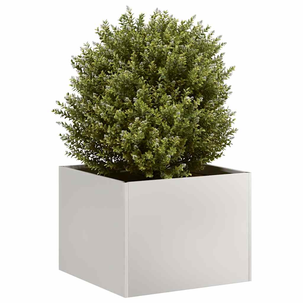 vidaXL Planter 40x40x30 cm Stainless Steel