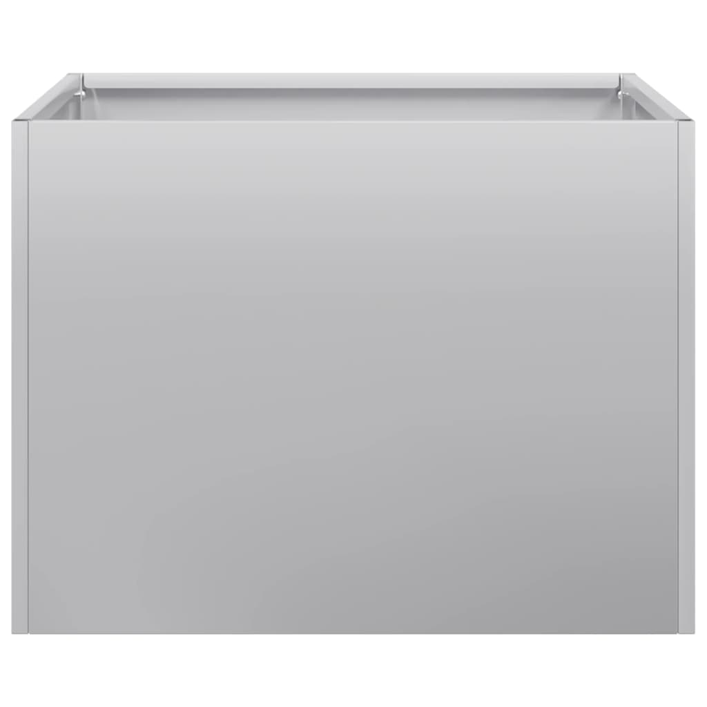 vidaXL Planter 40x40x30 cm Galvanised Steel