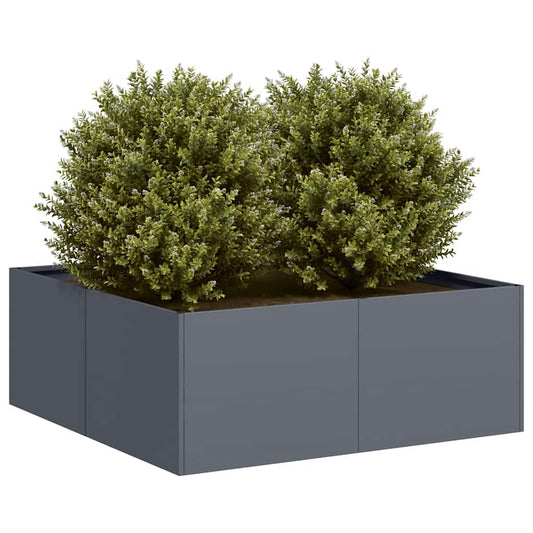 vidaXL Planter Anthracite 80x80x30 cm Steel