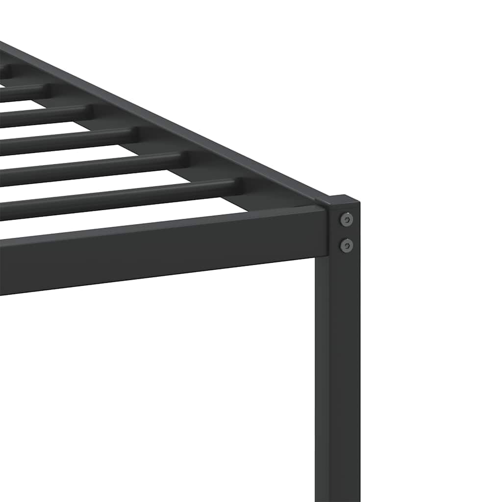 Bed Frame without Mattress Smoked Oak 80x200 cm Engineered Wood