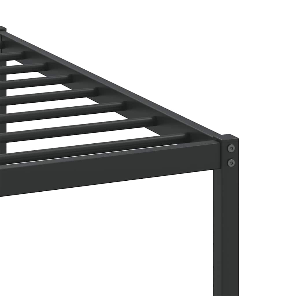 Bed Frame without Mattress Smoked Oak 160x200 cm Engineered Wood