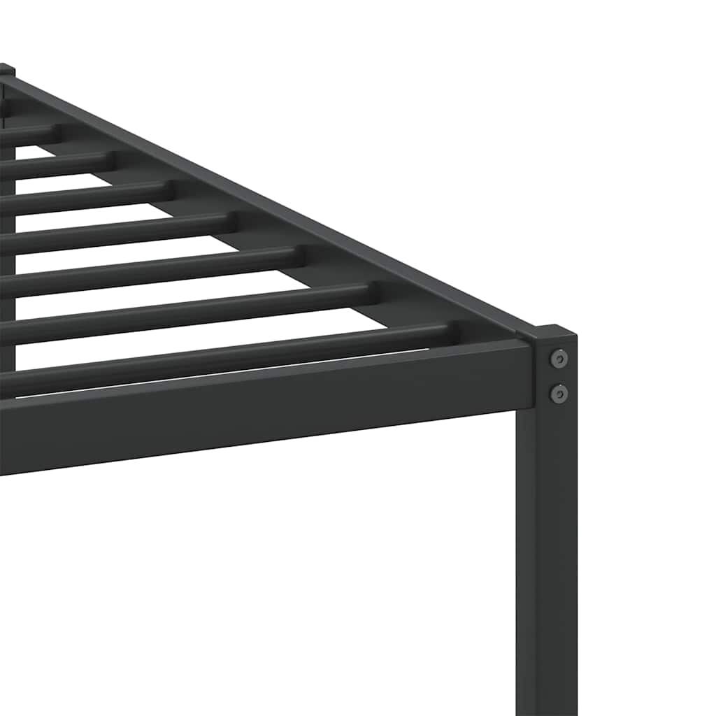 Bed Frame without Mattress Smoked Oak 183x203 cm Engineered Wood