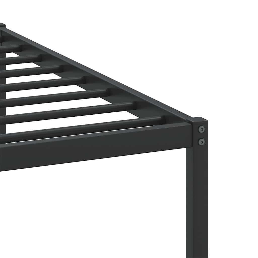 Bed Frame without Mattress Smoked Oak 183x213 cm Engineered Wood