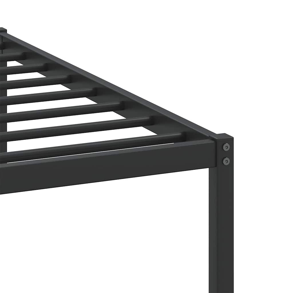 Bed Frame without Mattress Smoked Oak 200x200 cm Engineered Wood