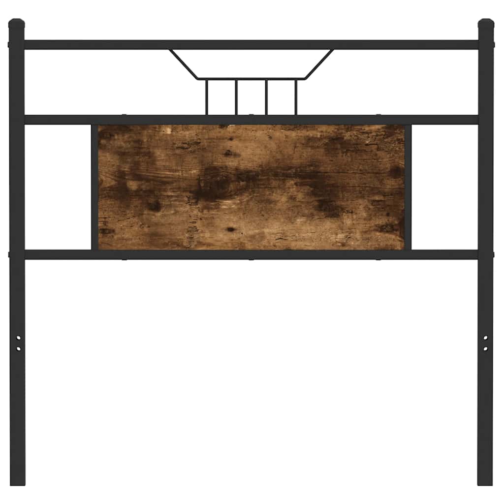 Replace Headboard Smoked Oak 75 cm Engineered Wood and Steel