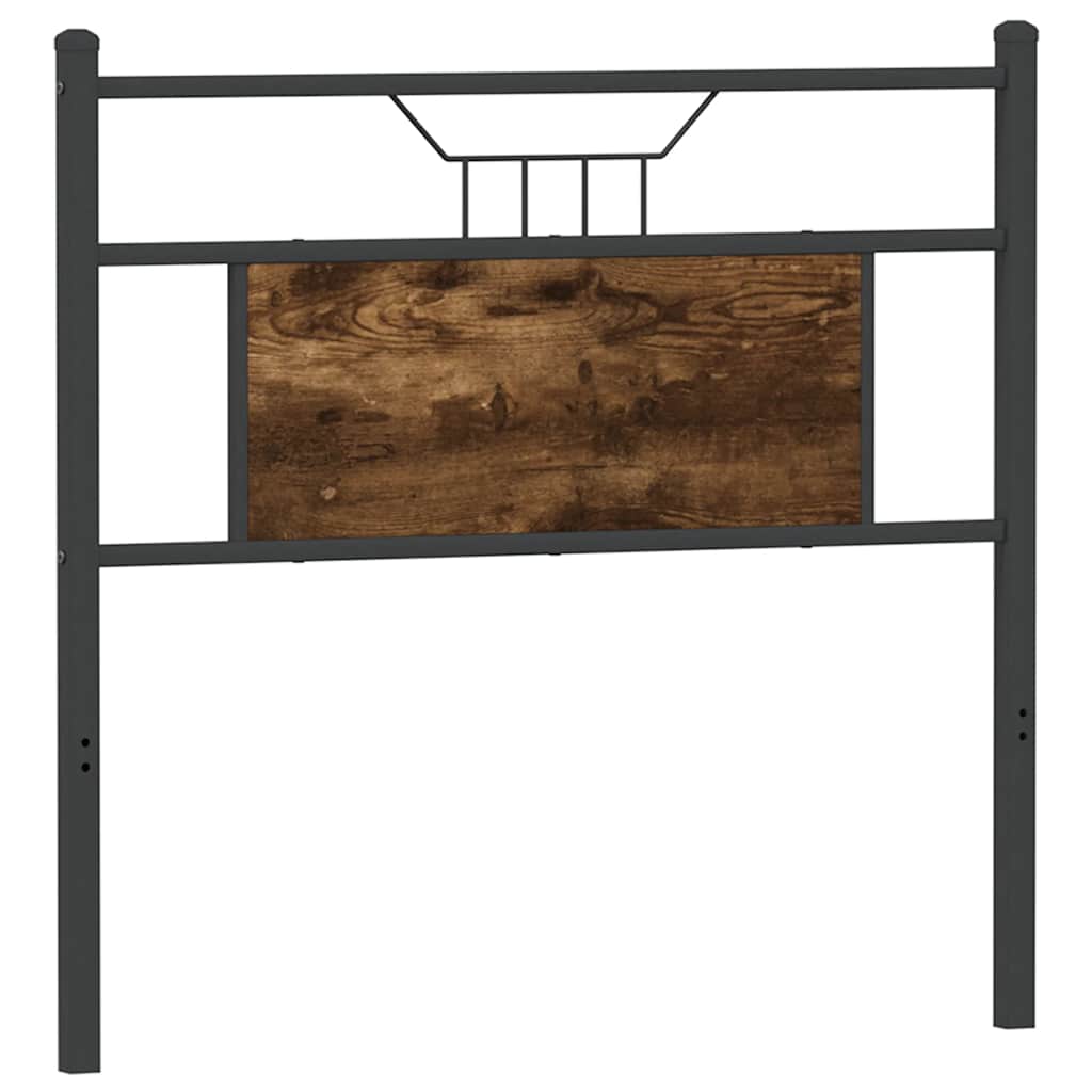 Replace Headboard Smoked Oak 75 cm Engineered Wood and Steel