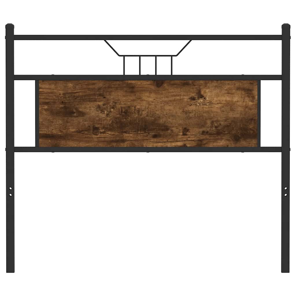 Replace Headboard Smoked Oak 107 cm Engineered Wood and Steel