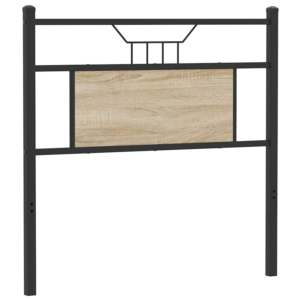 Replace Headboard Sonoma Oak 80 cm Engineered Wood and Steel