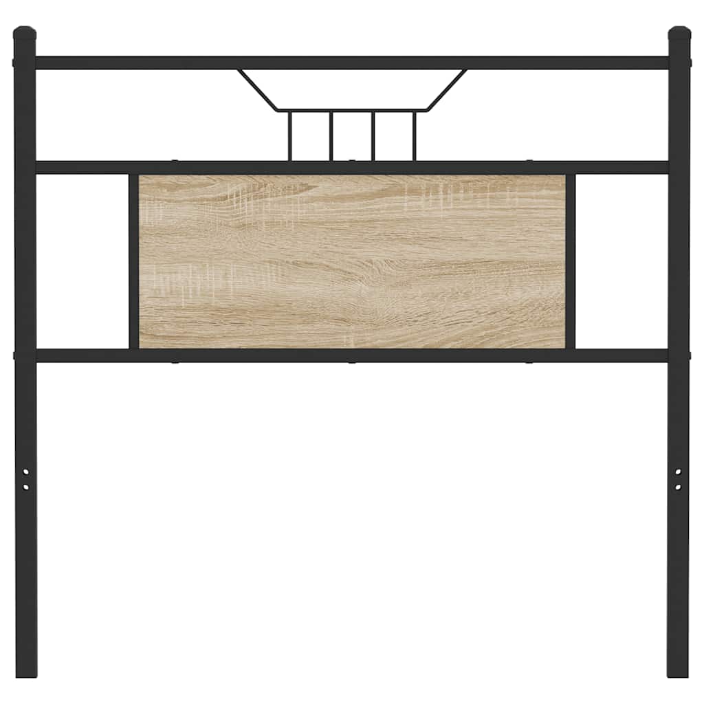 Replace Headboard Sonoma Oak 80 cm Engineered Wood and Steel