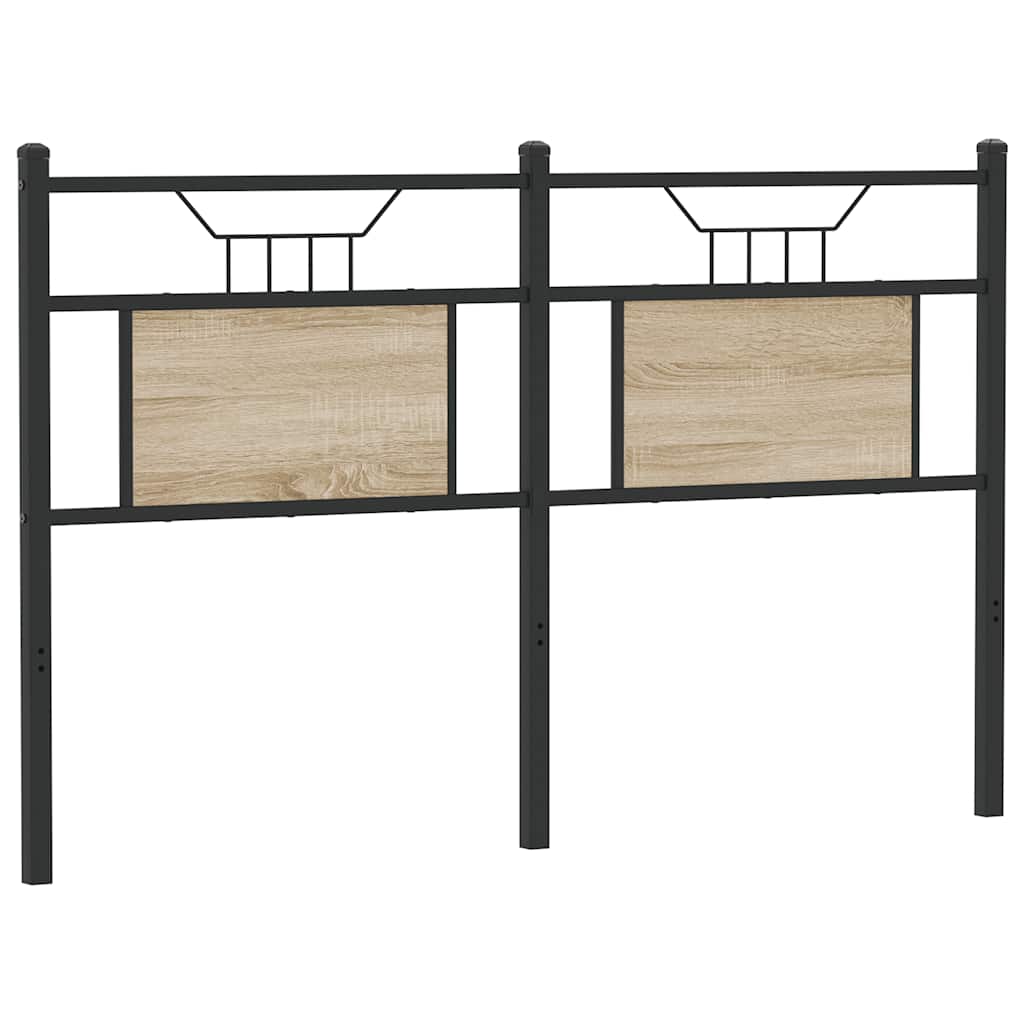 Replace Headboard Sonoma Oak 137 cm Engineered Wood and Steel