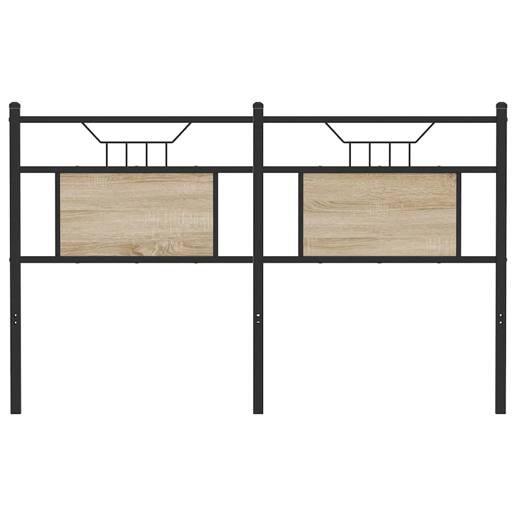 Replace Headboard Sonoma Oak 137 cm Engineered Wood and Steel