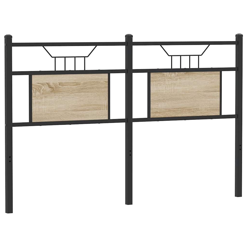 Replace Headboard Sonoma Oak 137 cm Engineered Wood and Steel