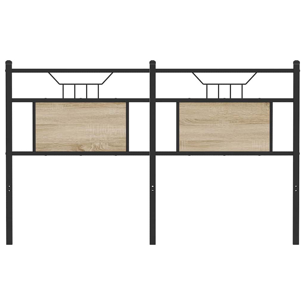 Replace Headboard Sonoma Oak 140 cm Engineered Wood and Steel