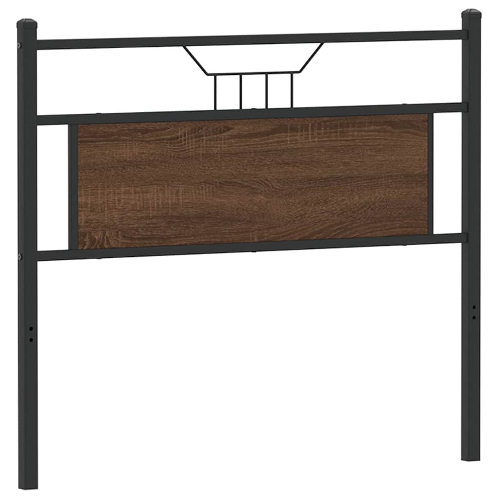 Replace Headboard Brown Oak 100 cm Engineered Wood and Steel