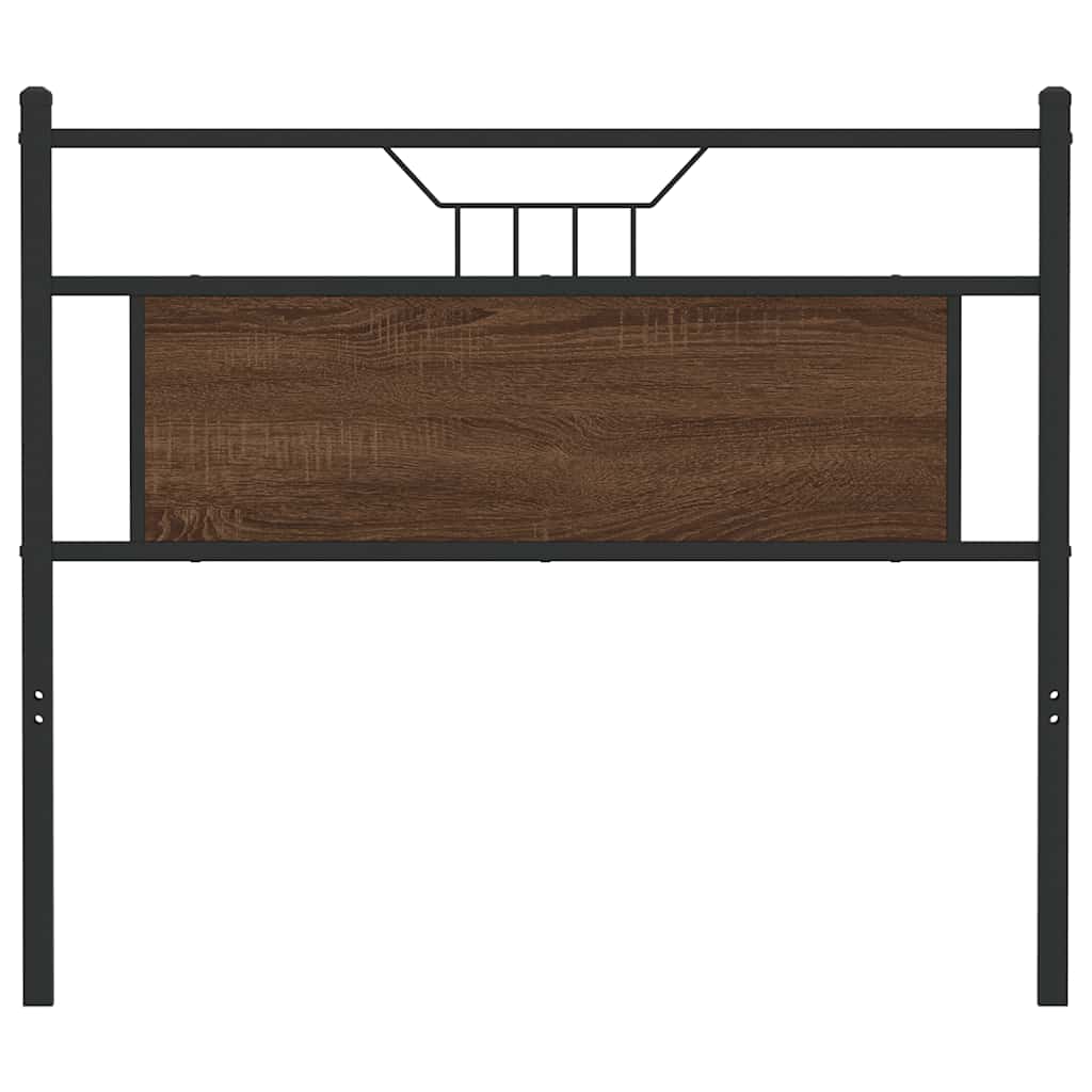 Replace Headboard Brown Oak 100 cm Engineered Wood and Steel