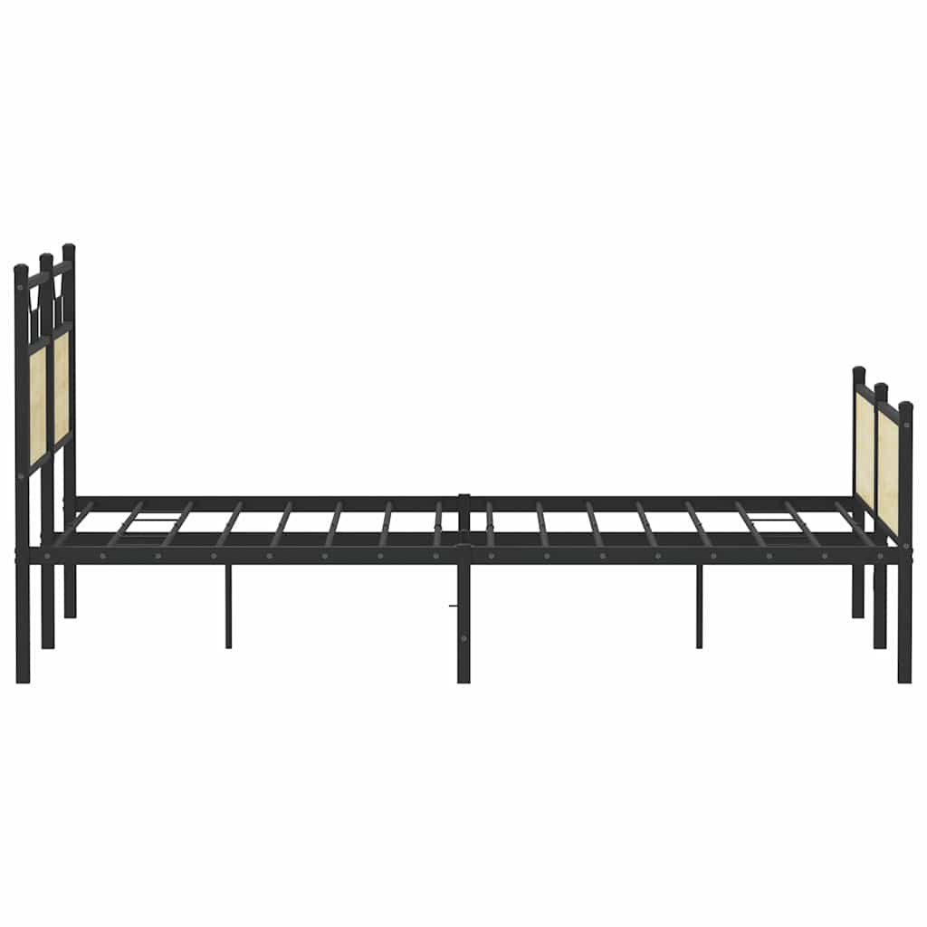 Bed Frame without Mattress Sonoma Oak 140x190 cm Engineered Wood