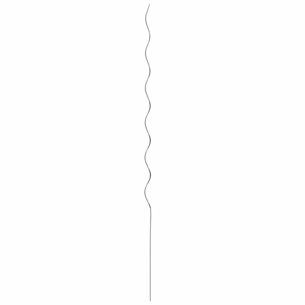 Plant Support 5 pcs Silver 150 x 0.6 x 0.6 cm Steel