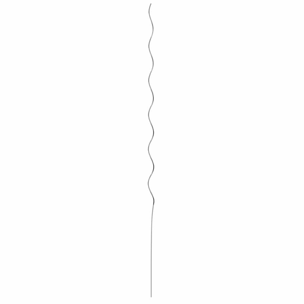 Plant Support 5 pcs Silver 150 x 0.6 x 0.6 cm Steel