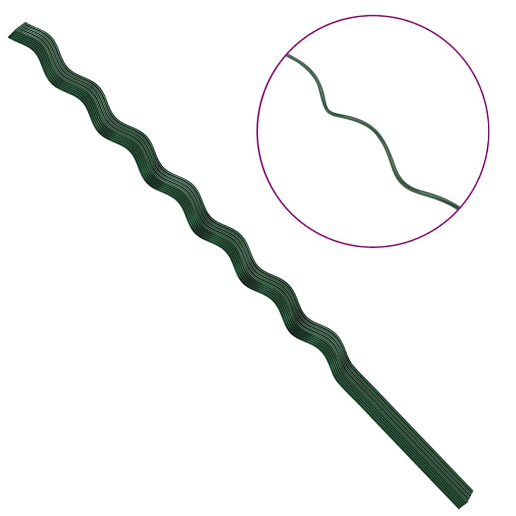 Plant Support 50 pcs Green 170 x 0.6 x 0.6 cm Steel