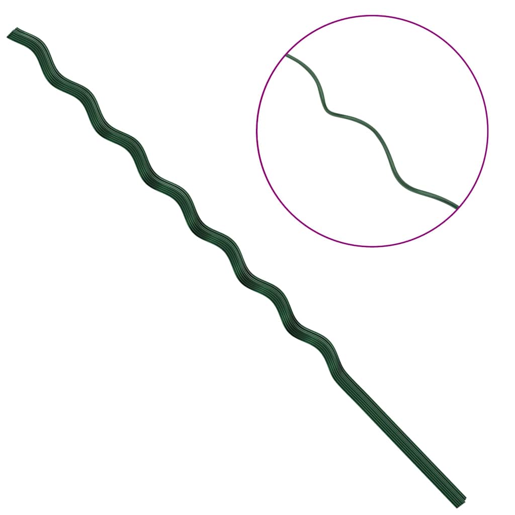 Plant Support 20 pcs Green 170 x 0.6 x 0.6 cm Steel