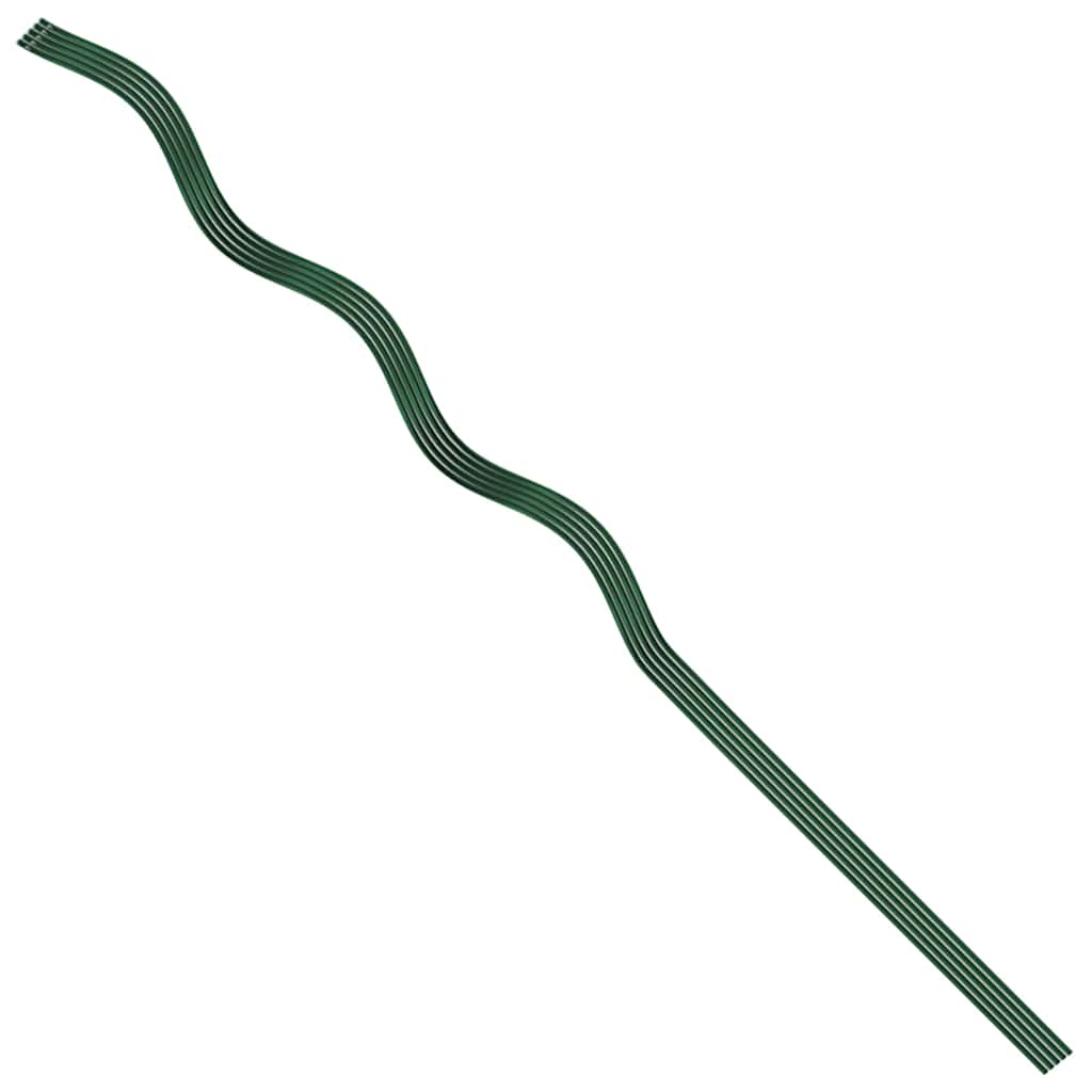 Plant Support 5 pcs Green 110 x 0.6 x 0.6 cm Steel