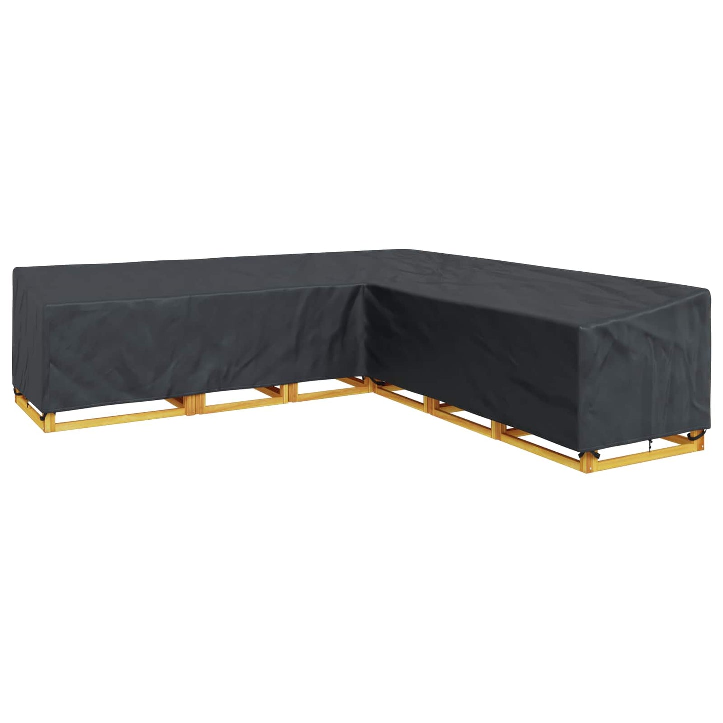 Furniture Cover Black 300 x 300 x 80 cm 600D Oxford Fbric