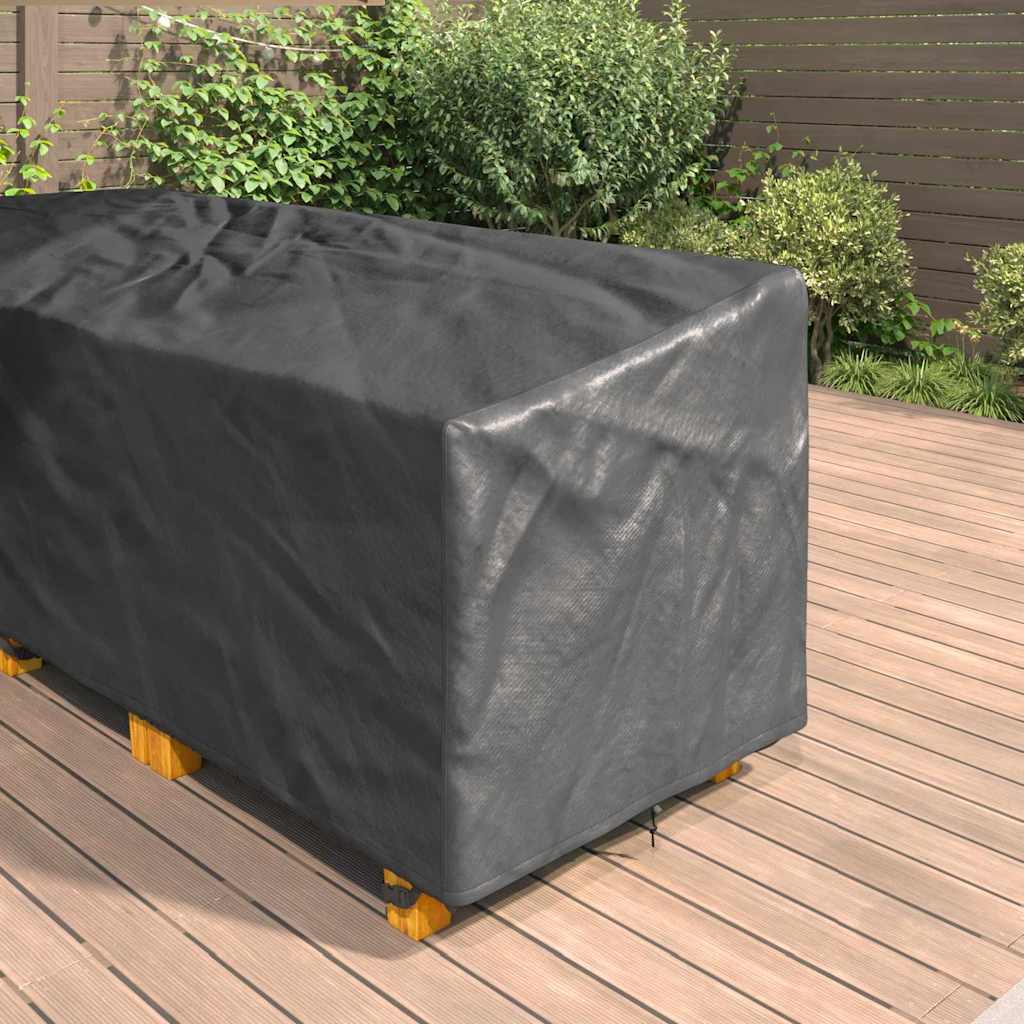 Furniture Cover Black 286 x 222 x 80 cm 210D Oxford Fabric