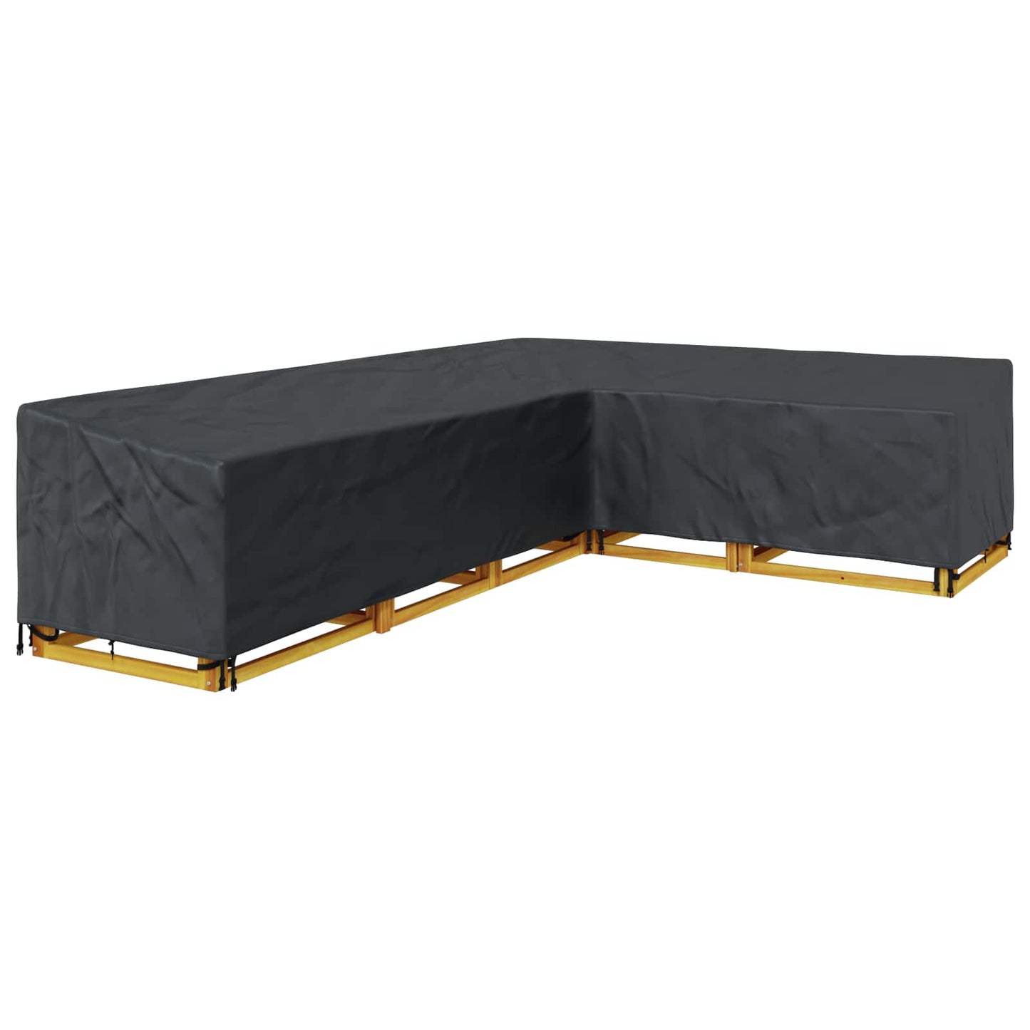 Furniture Cover Black 355 x 275 x 80 cm 420D Oxford Fbric