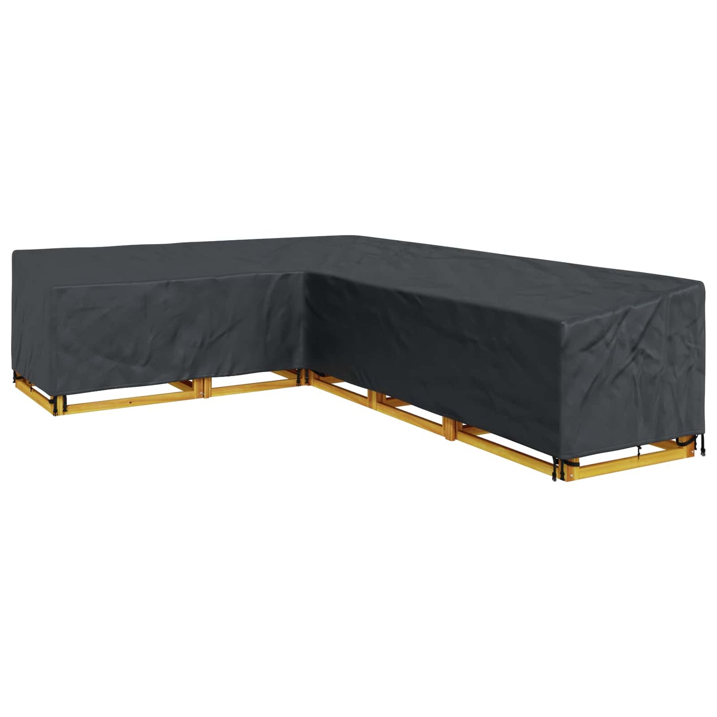Furniture Cover Black 355 x 275 x 80 cm 420D Oxford Fbric