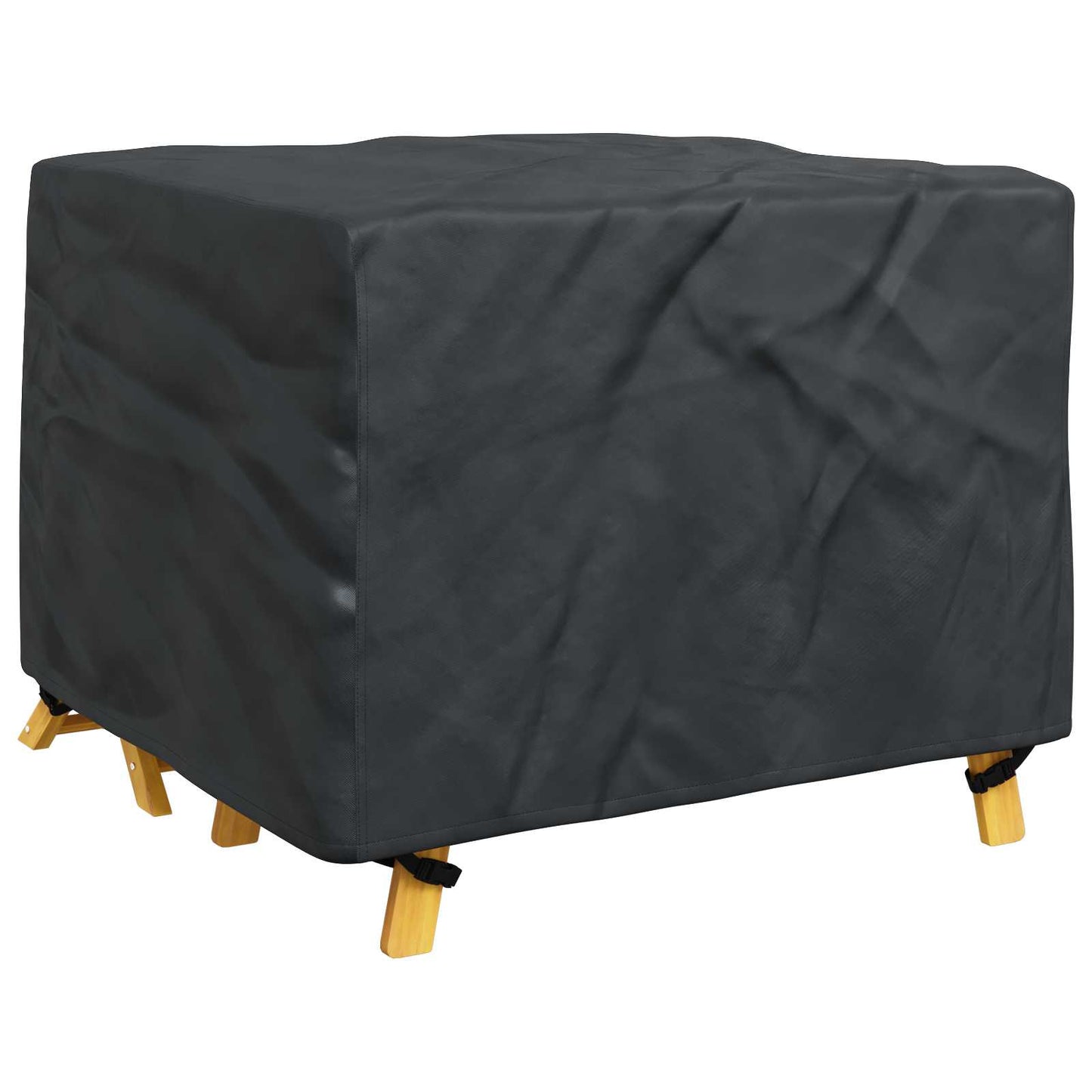 Furniture Cover Plain Black 113 x 113 x 73 cm 420D