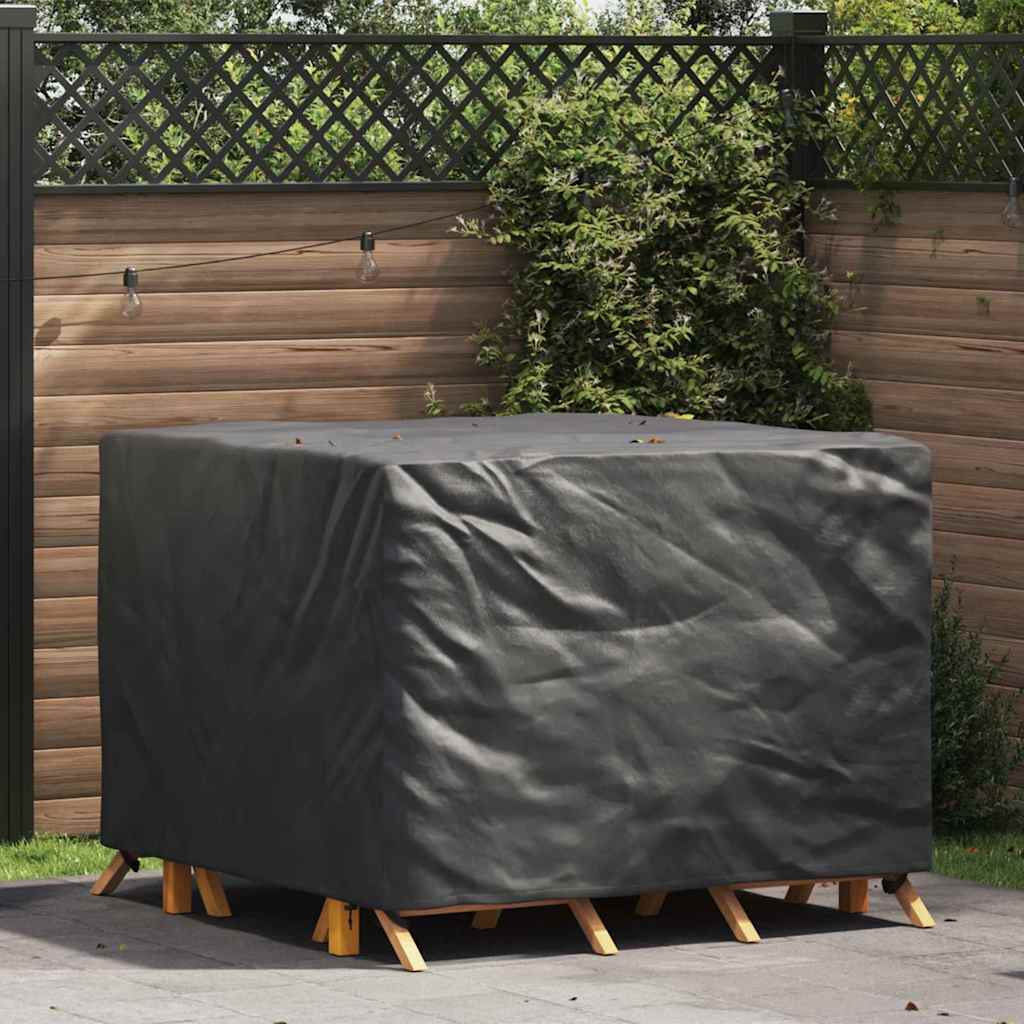 Furniture Cover Black 125 x 125 x 74 cm 420D Oxford fabric
