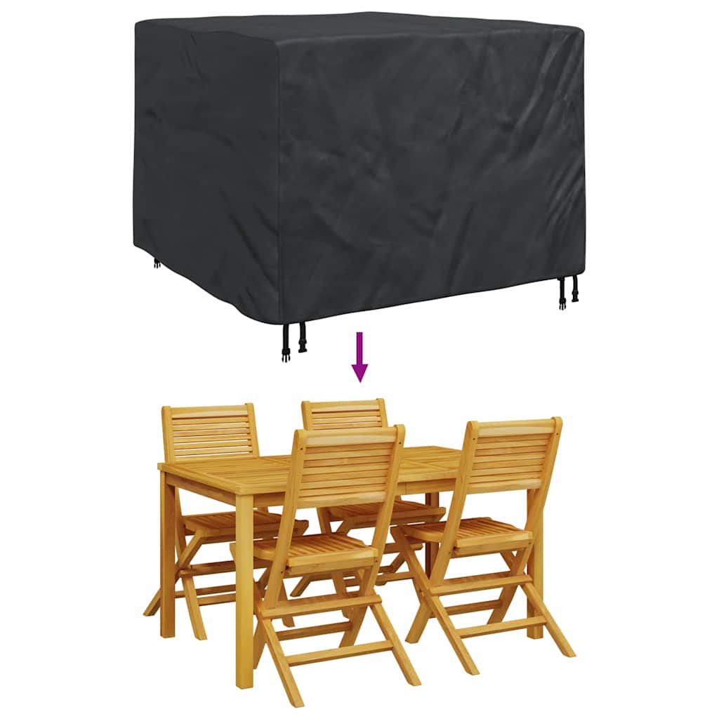 Furniture Cover Black 135 x 135 x 90 cm 420D Oxford fabric