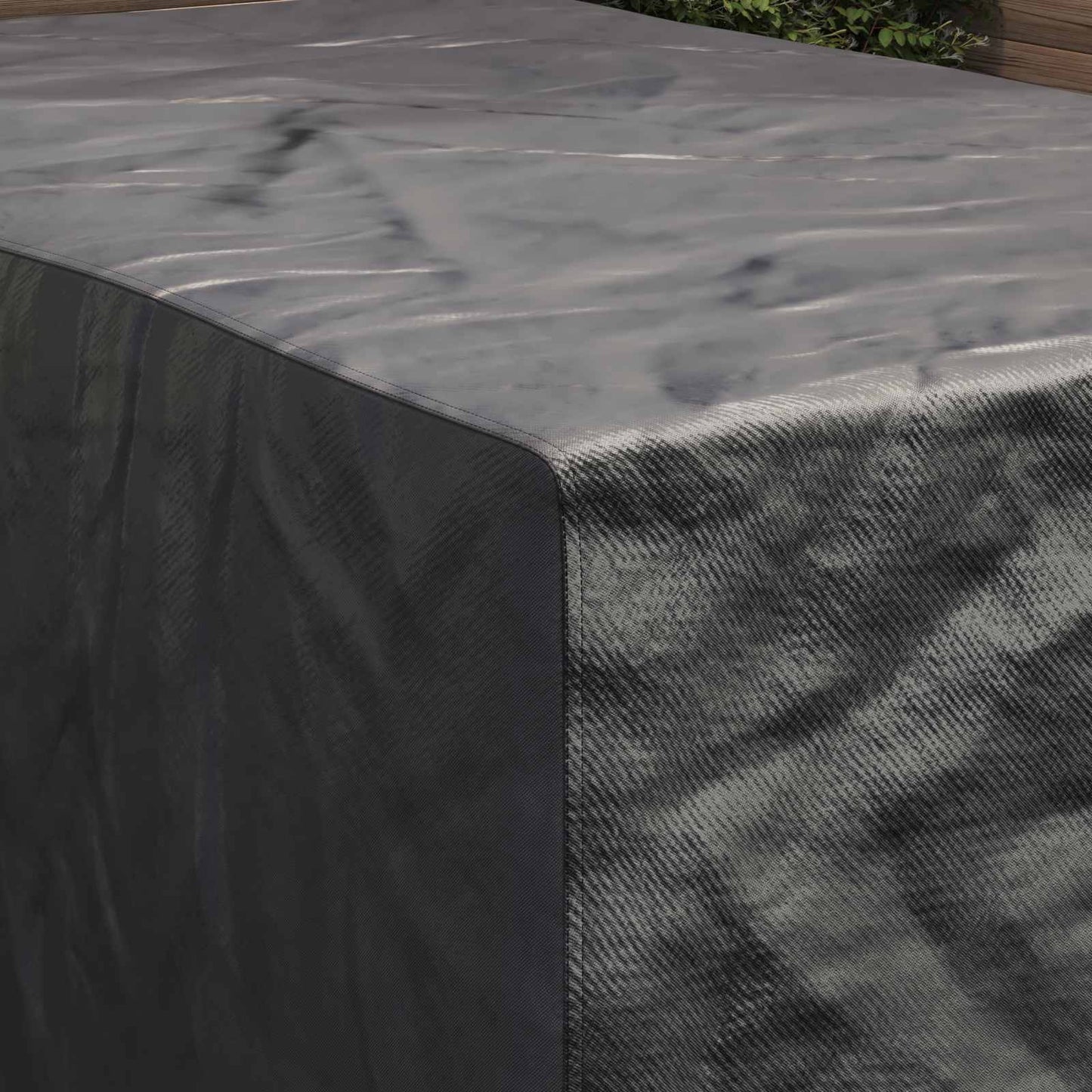 Furniture Cover Plain Black 143 x 225 x 90 cm 600D