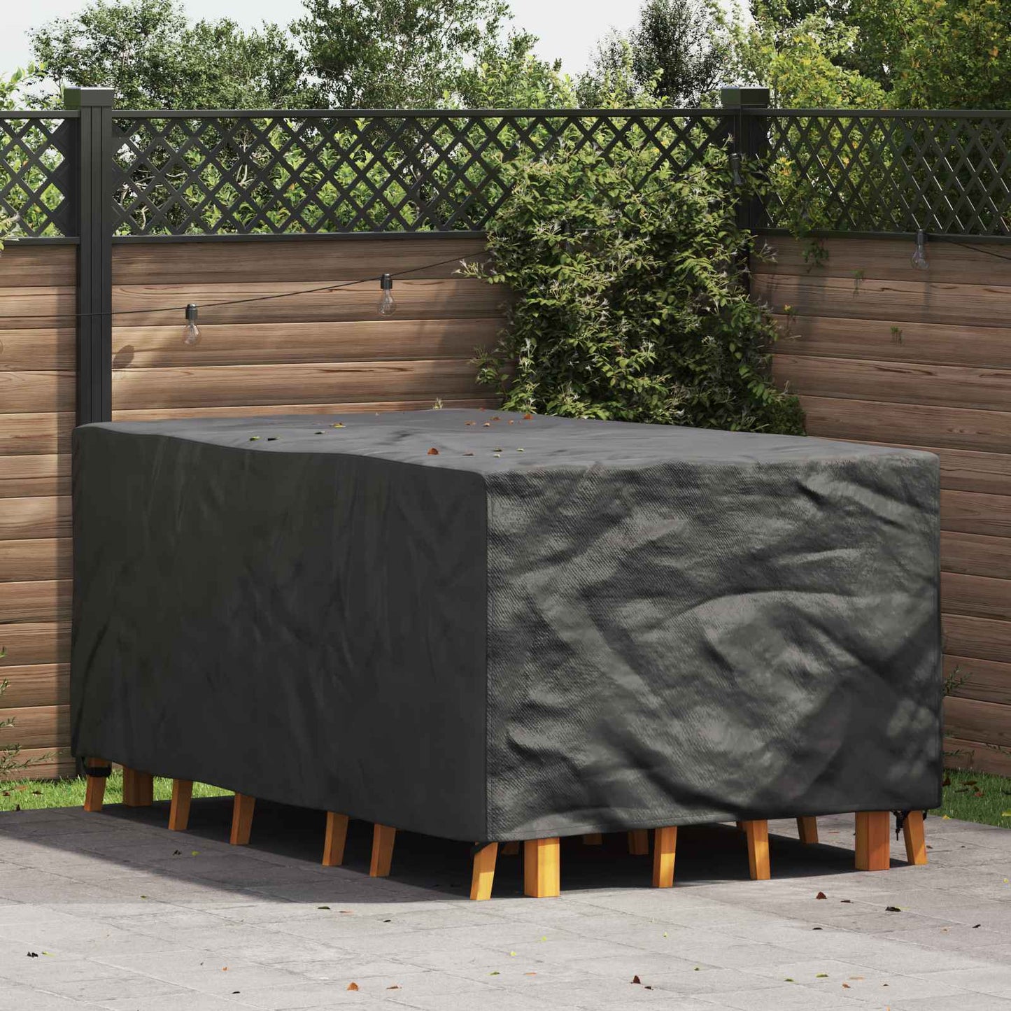 Furniture Cover Plain Black 143 x 225 x 90 cm 600D