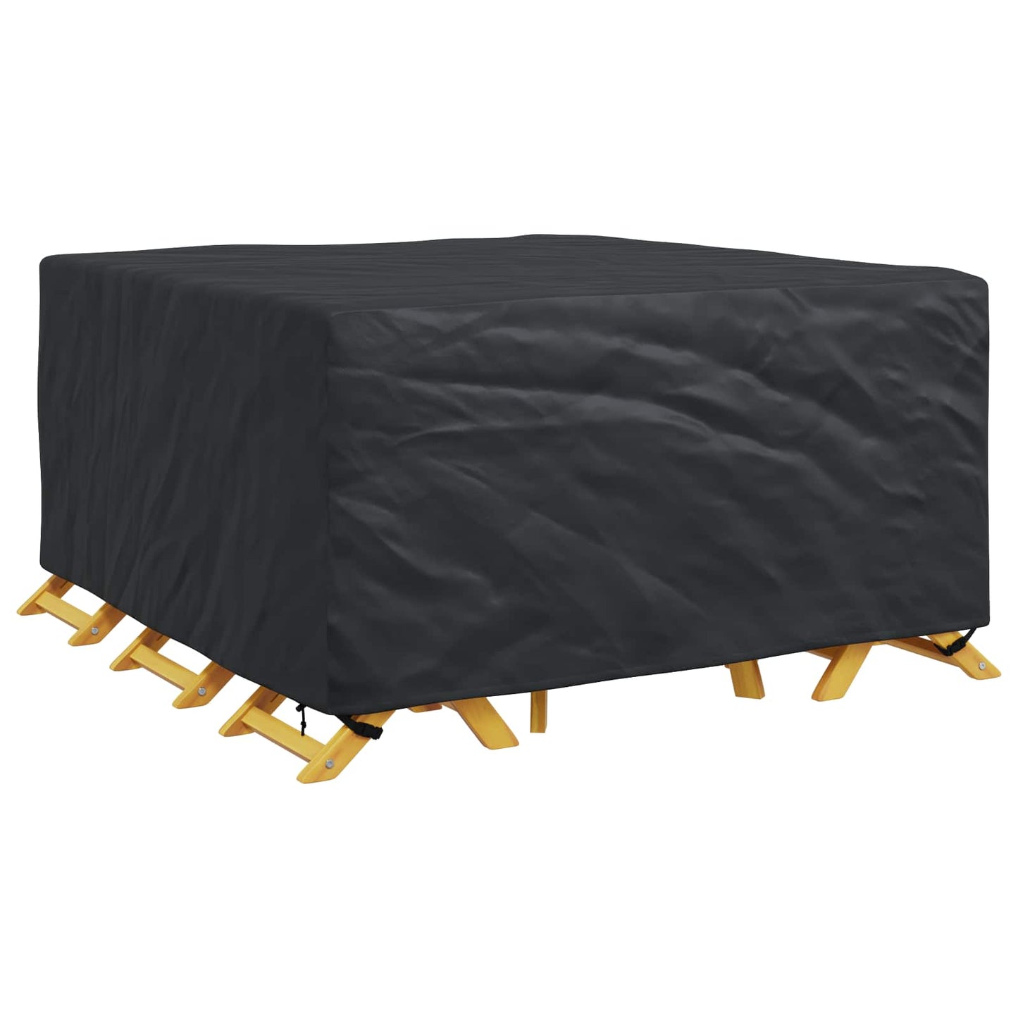 Furniture Cover Plain Black 180 x 190 x 85 cm 600D