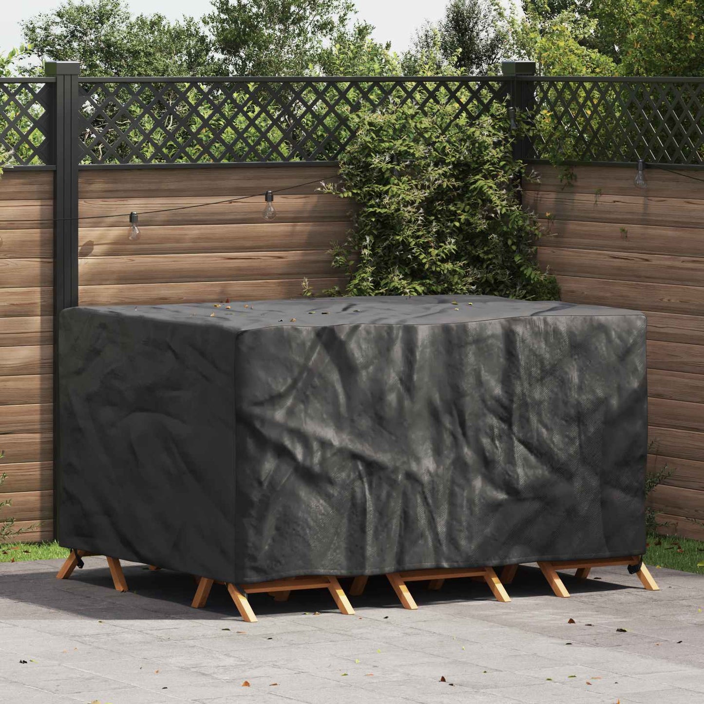 Furniture Cover Plain Black 180 x 150 x 85 cm 420D