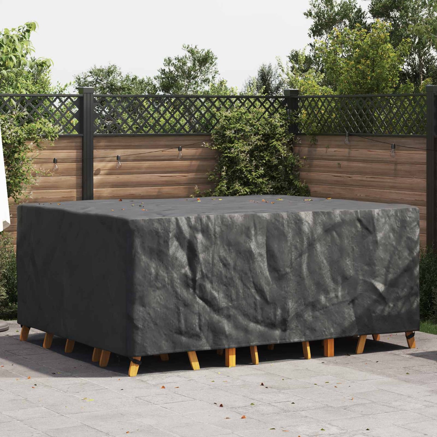 Furniture Cover Plain Black 220 x 190 x 85 cm 210D