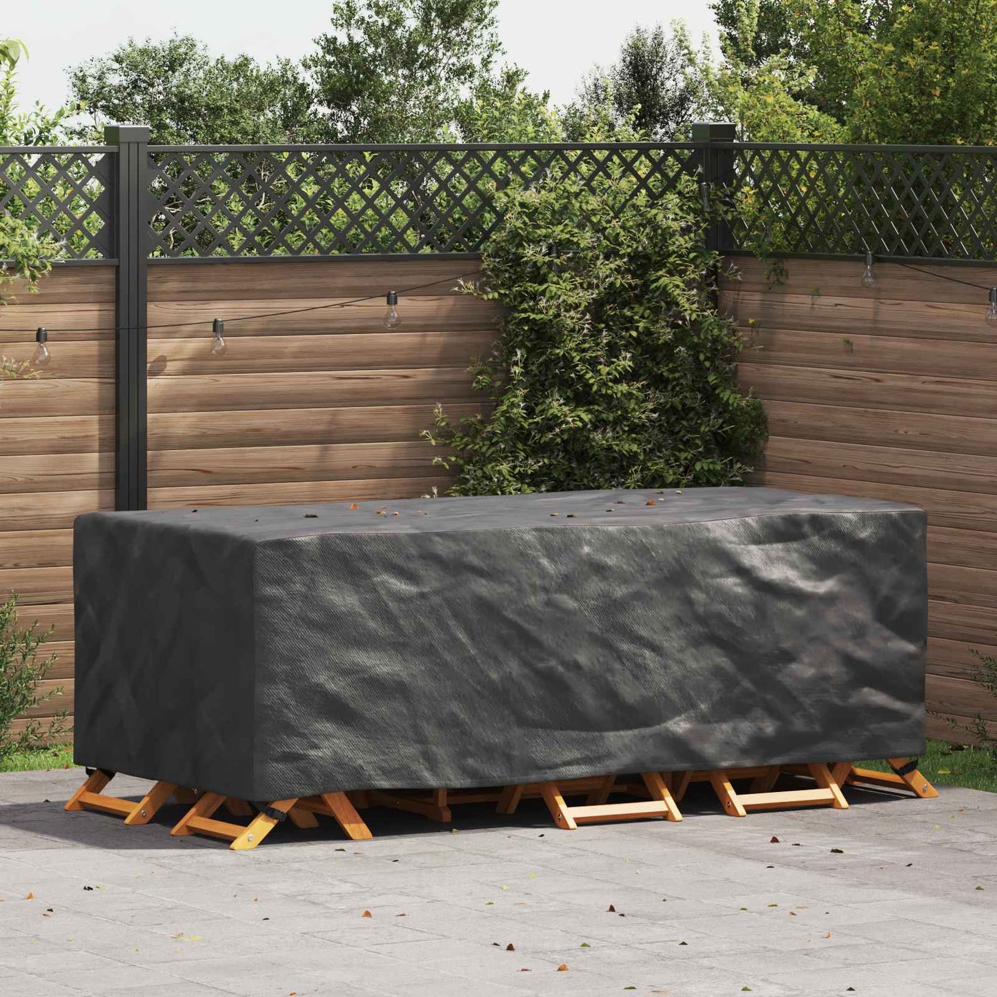 Furniture Cover Plain Black 229 x 113 x 73 cm 420D