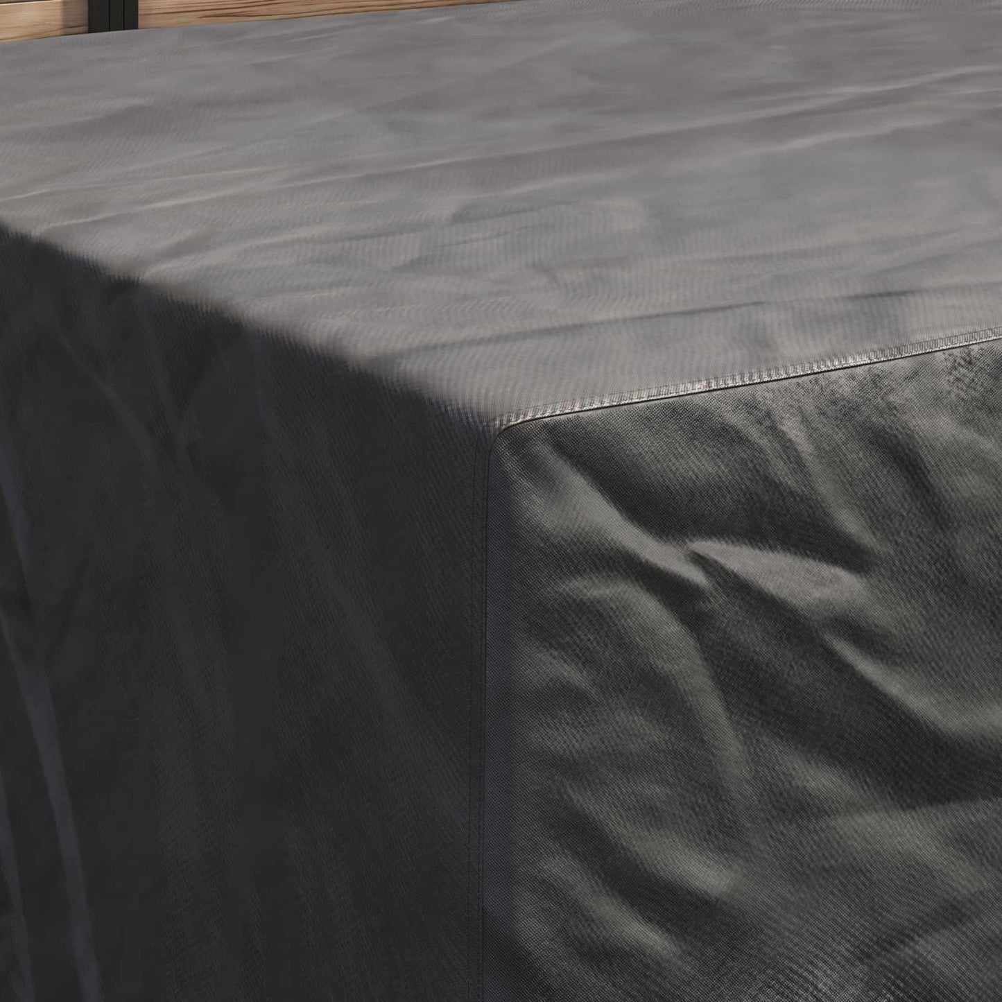 Furniture Cover Plain Black 250 x 210 x 70 cm 420D