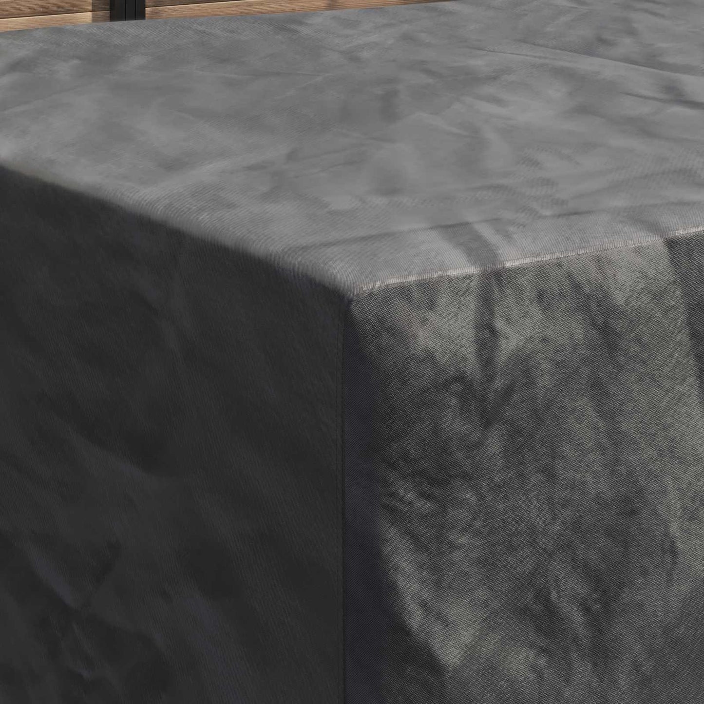 Furniture Cover Plain Black 280 x 204 x 106 cm 600D