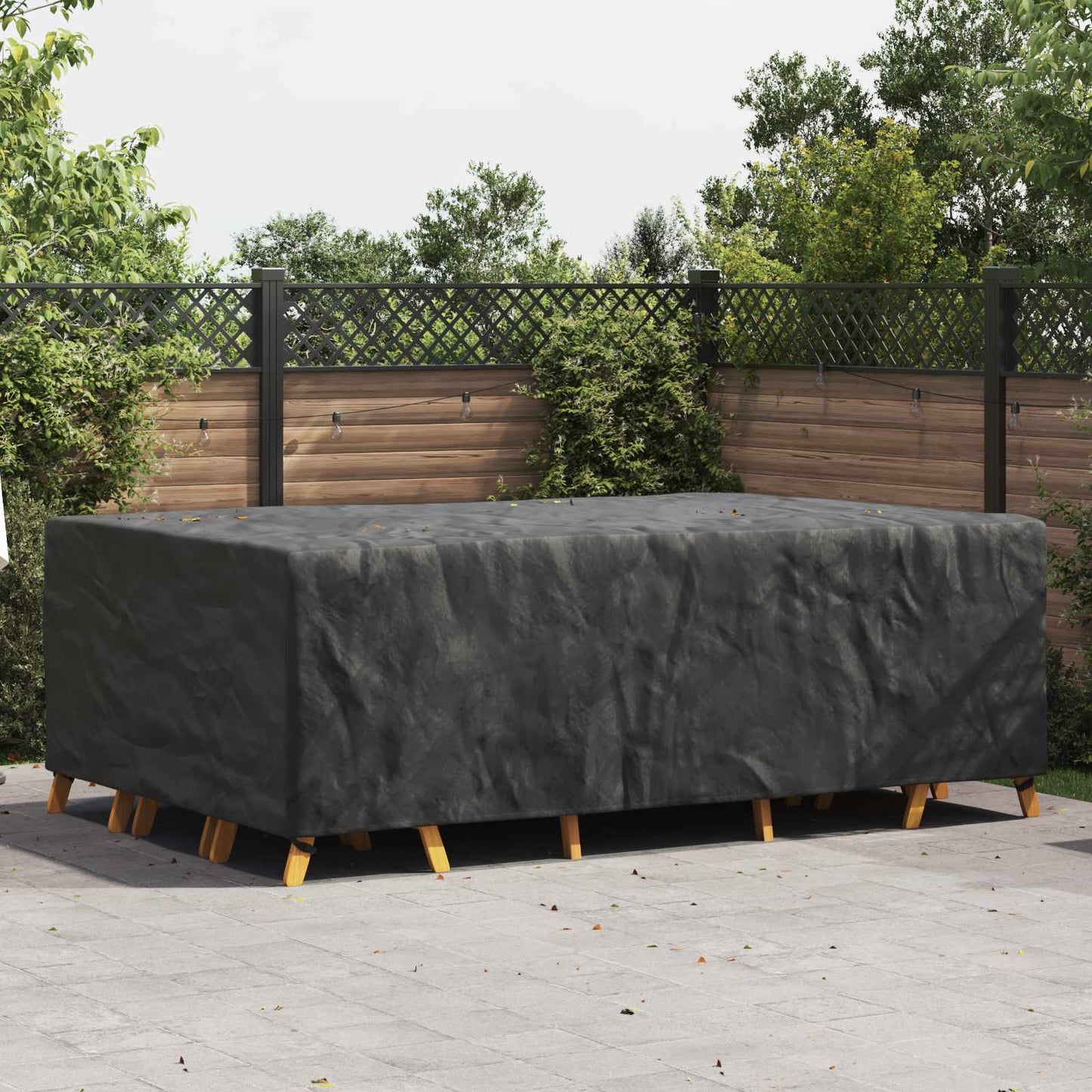 Furniture Cover Plain Black 300 x 200 x 90 cm 420D