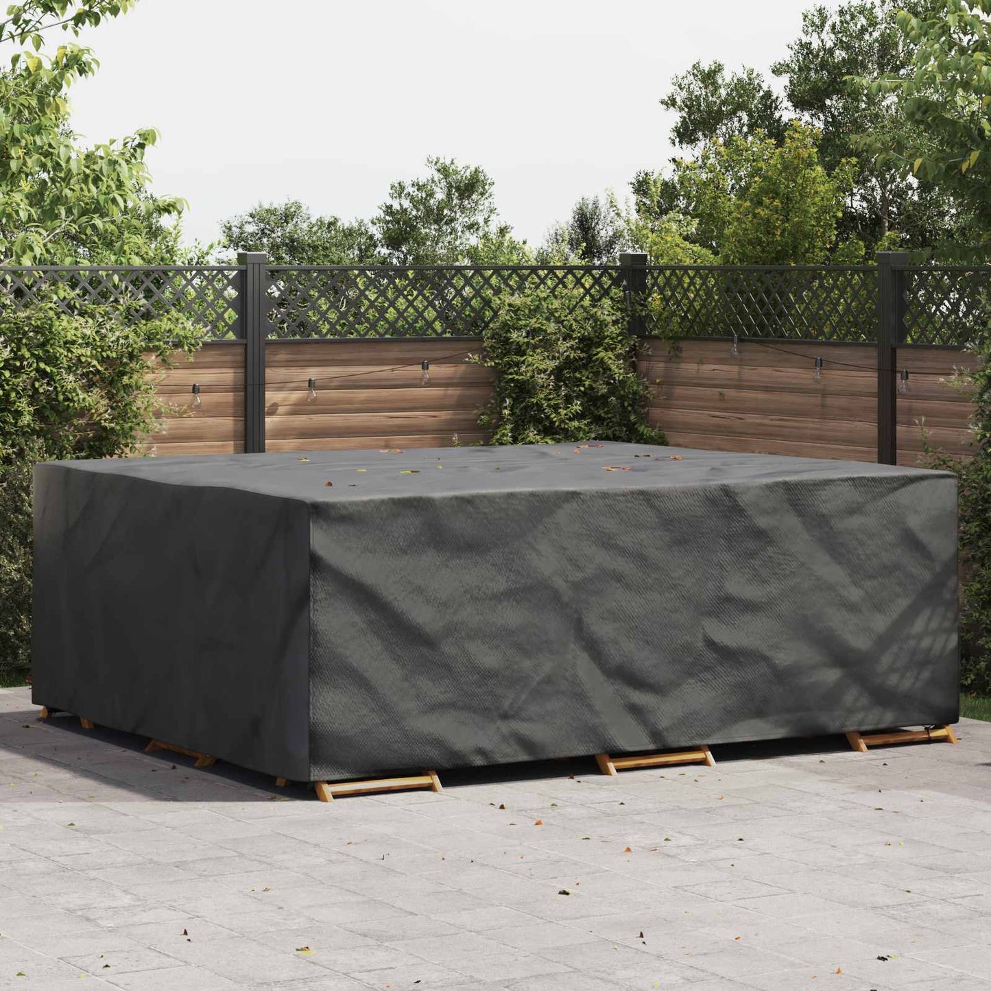 Furniture Cover Plain Black 300 x 250 x 100 cm 420D