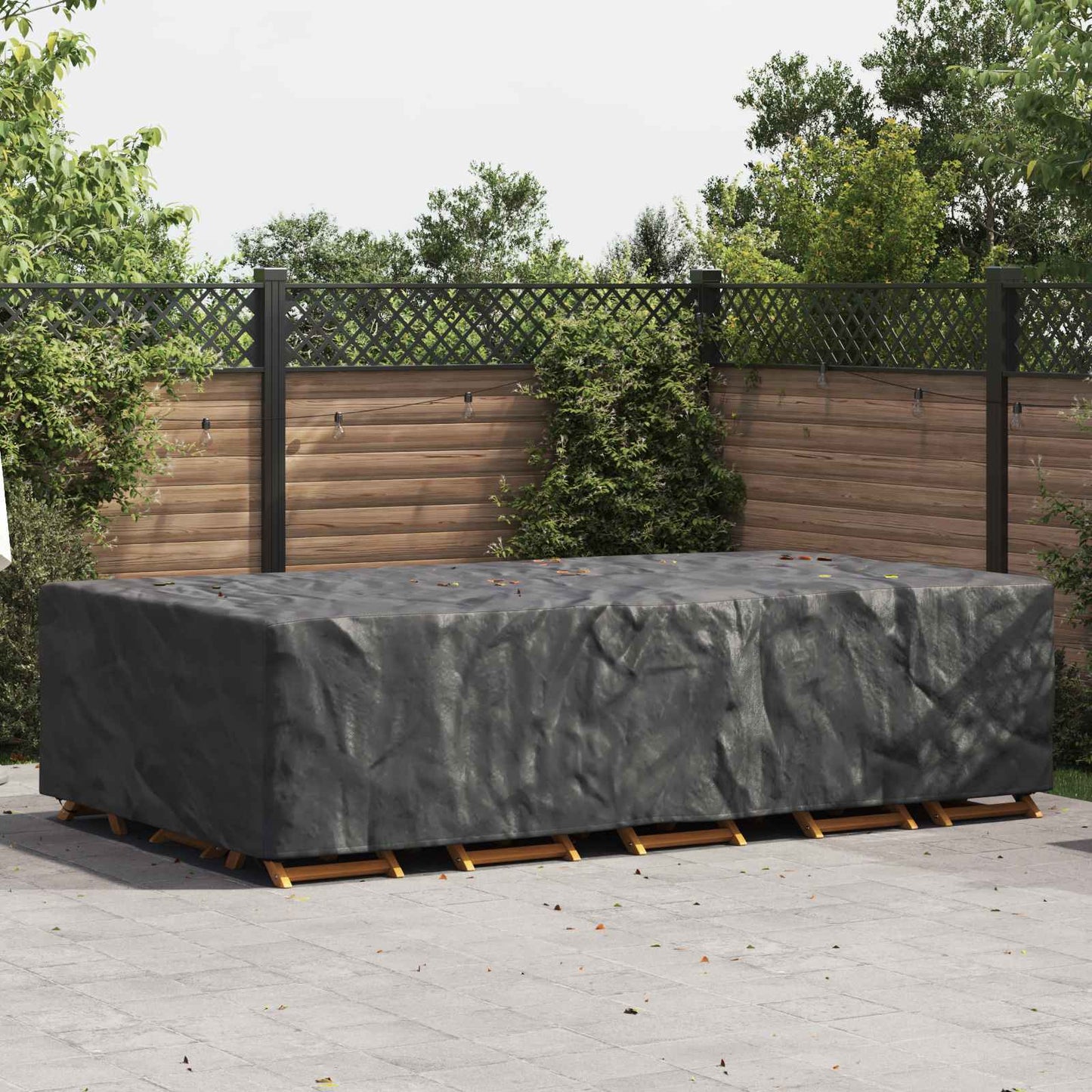 Furniture Cover Plain Black 315 x 180 x 74 cm 210D