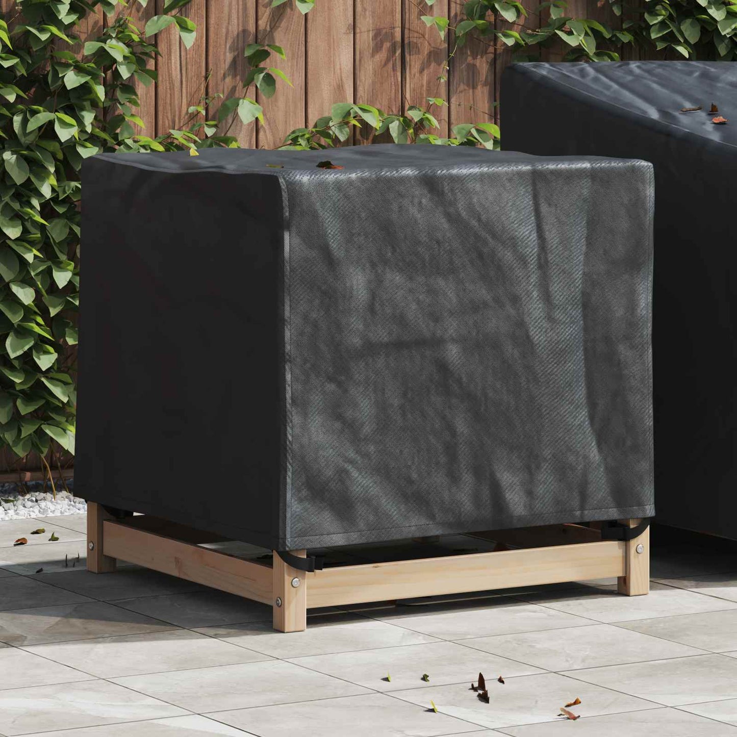 Furniture Cover Black 64 x 64 x 65 cm 420D Oxford Fbric