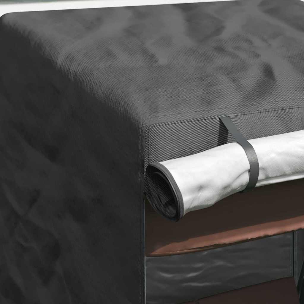 Outdoor Swing Cover Black 120 x 90 x 155 cm 420D Oxford Fbric