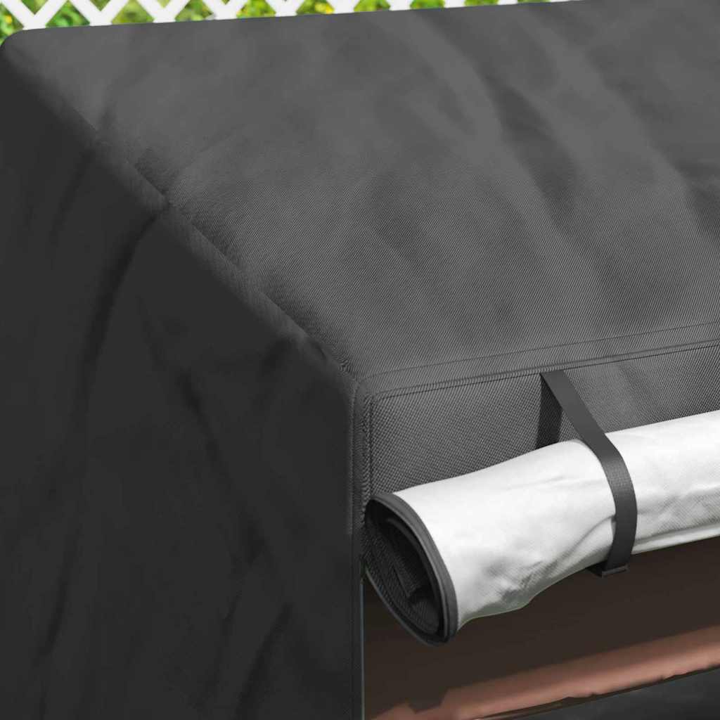 Outdoor Swing Cover Black 135 x 100 x 165 cm 600D Oxford Fbric